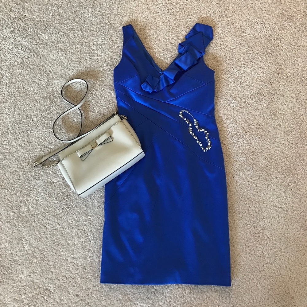 Max and Cleo blue dress